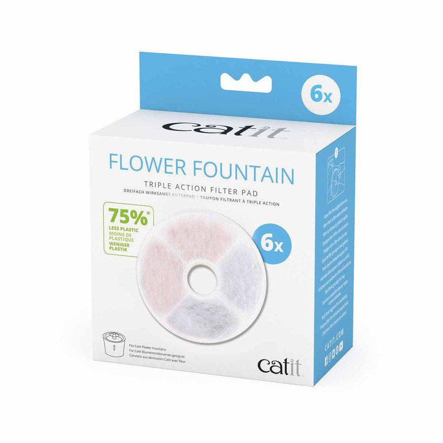 Filter Vattenfontän Catit Flower - 6-pack