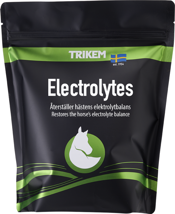 Electrolytes återställande tillskott för Häst