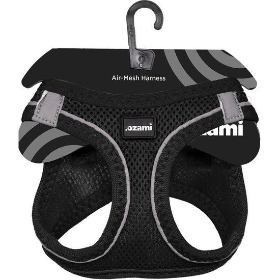 Air Mesh Sele för Hund - XXXS Svart, XXS Svart, XS Svart, S Svart, M Svart, L Svart, XL Svart