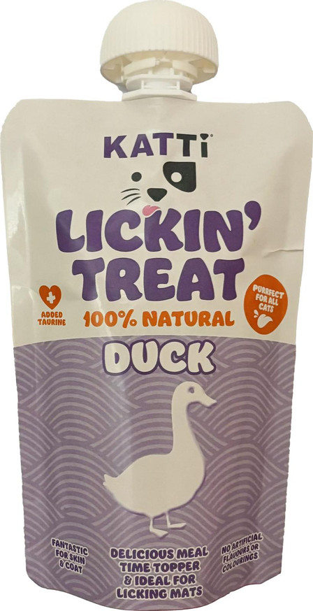 Lickin Treat krämigt Kattgodis med Anka