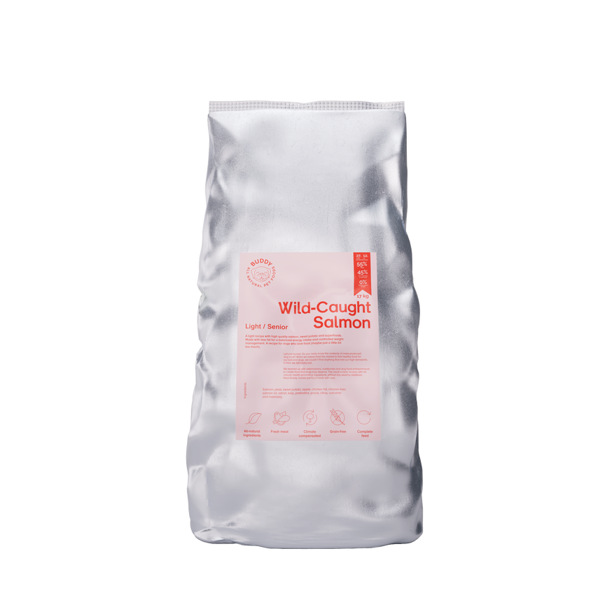 Wild Caught Salmon Torrfoder för Hund - 17 kg
