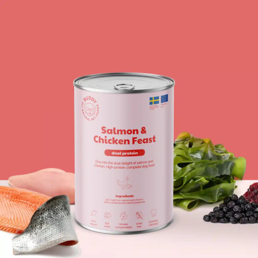 Salmon & Chicken Feast Våtfoder för Hund