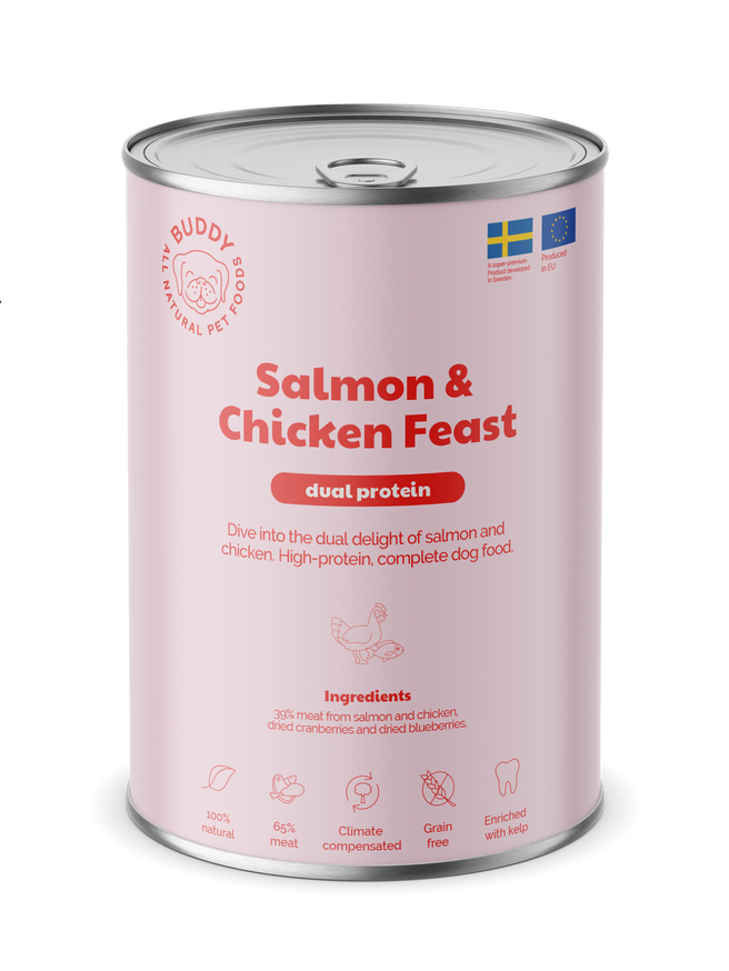 Salmon & Chicken Feast Våtfoder för Hund