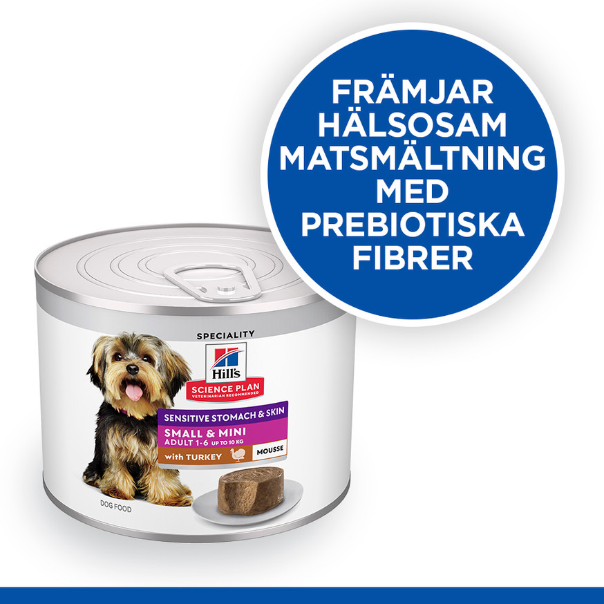 Sensitive Stomach & Skin Adult Small & Mini Våtfoder till Hund med Kalkon