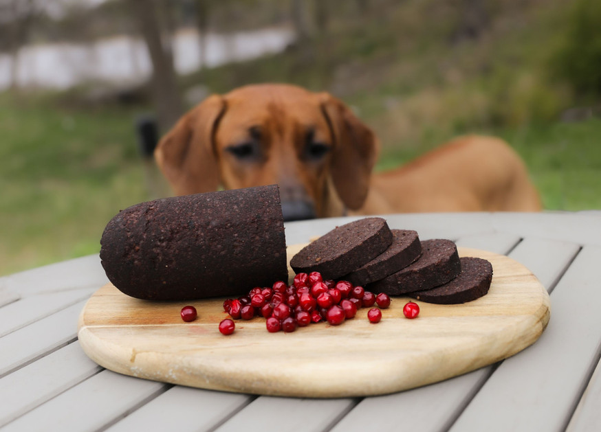 Svensk Blodpudding, Ångkokt Hundfoder
