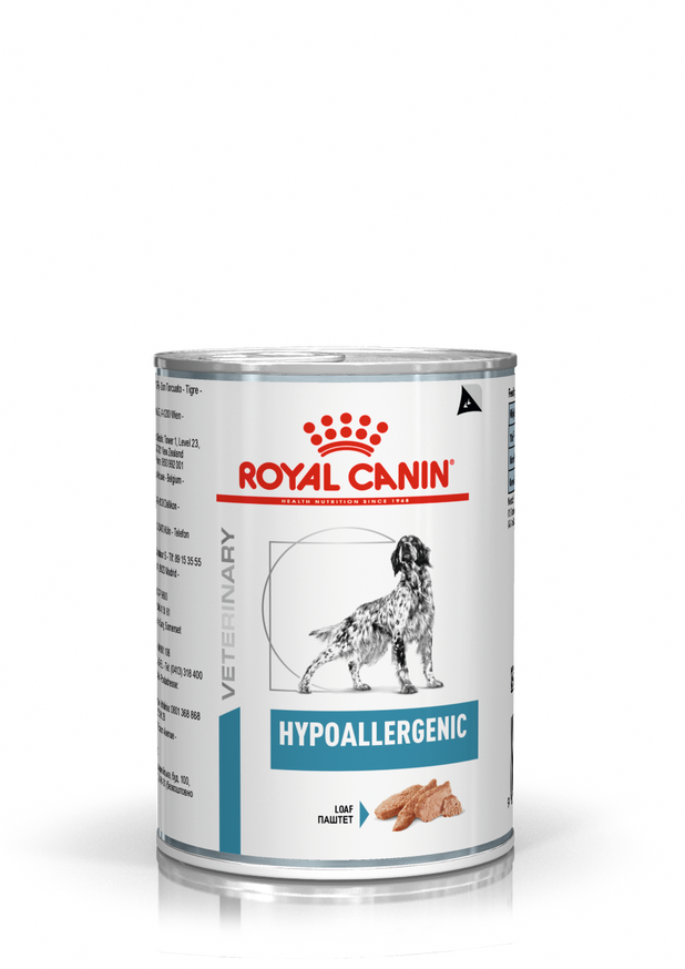 Veterinary Diets Derma Hypoallergenic Loaf Can för hund