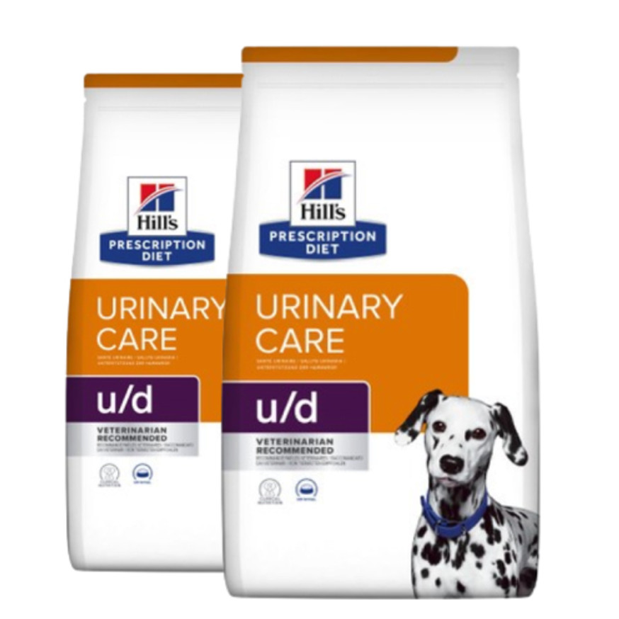 2-pack Prescription Diet u/d Torrfoder till Hund för Lever och Urinvägshälsa