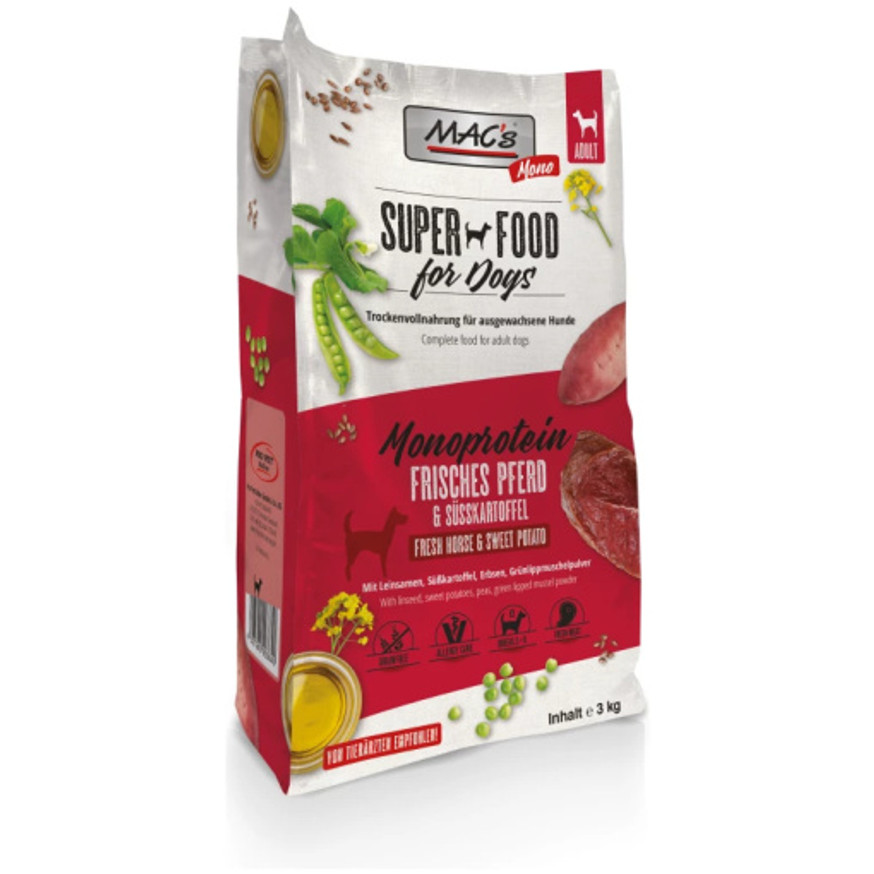 Monoprotein Sensitive Häst Torrfoder för Hund