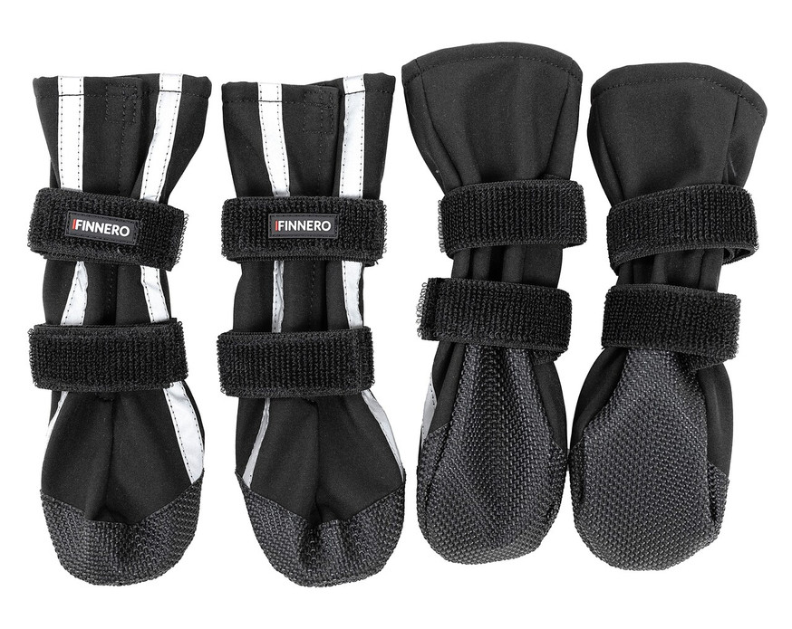 Halla Softshell Booties Hundsko 4-pack