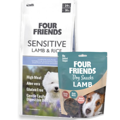 Köp Sensitive Lamb & Rice Hundfoder - få godis på köpet!