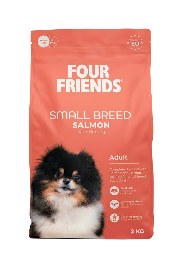 Small Breed Salmon Torrfoder till Hund - 2 kg