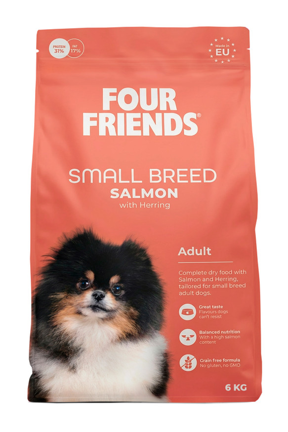 Small Breed Salmon Torrfoder till Hund - 6 kg