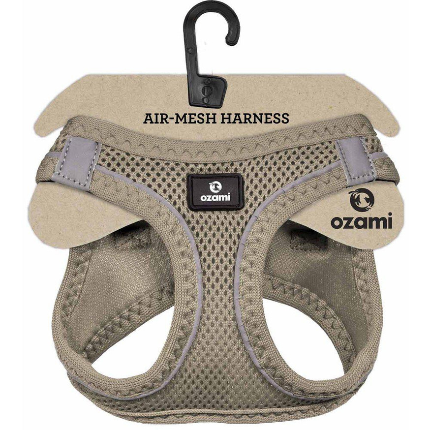 Air Mesh Sele för Hund Orange/Beige - XL Beige