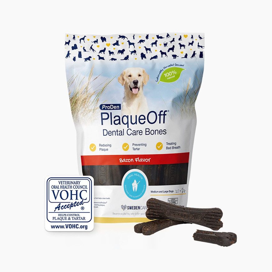ProDen PlaqueOff® Dental Bone Bacon Tuggben till Hund
