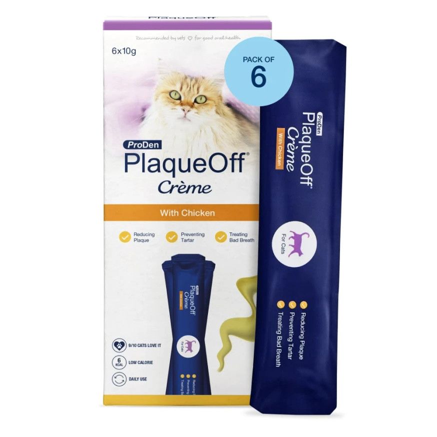 ProDen PlaqueOff® Cremé Snack till Katt - 6-pack