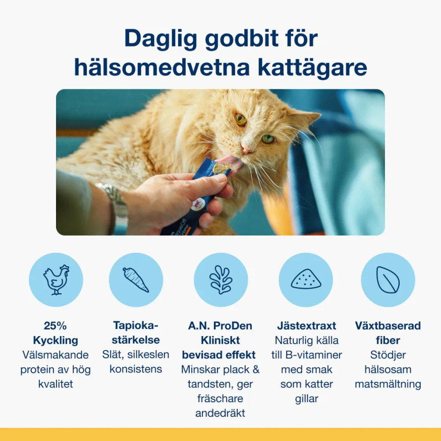 ProDen PlaqueOff® Cremé Snack till Katt