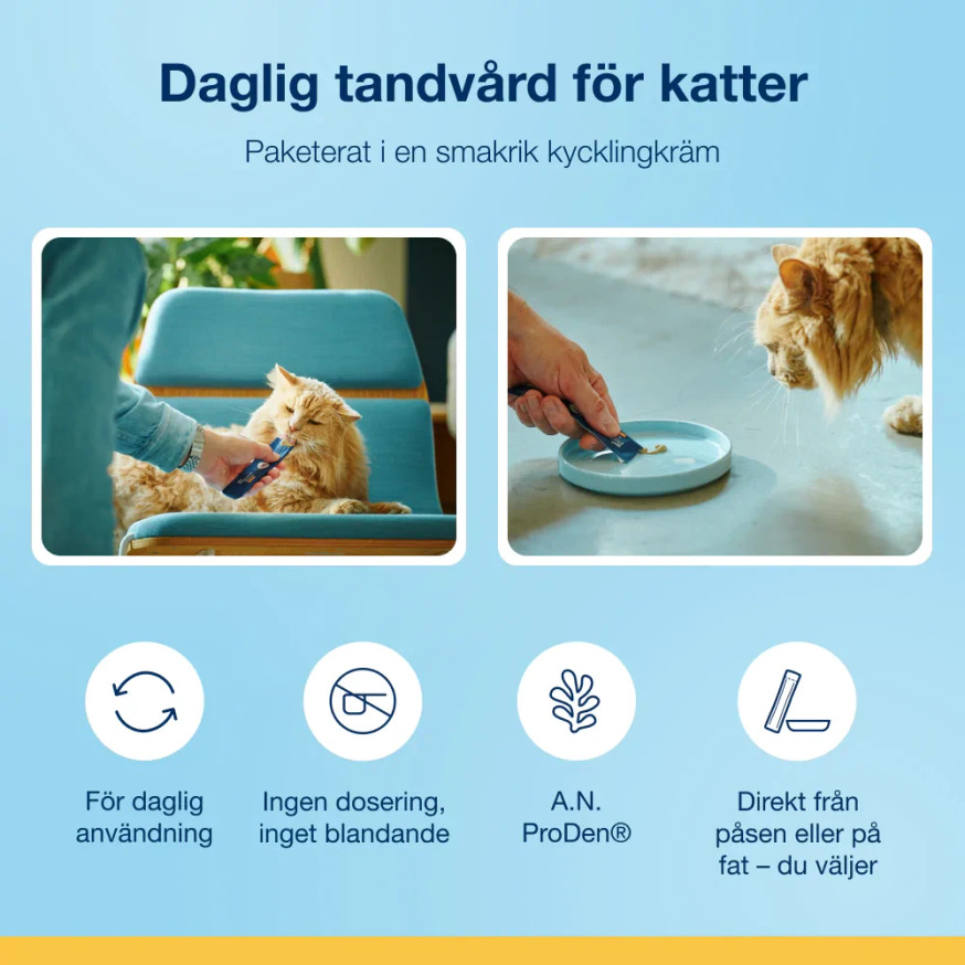 ProDen PlaqueOff® Cremé Snack till Katt
