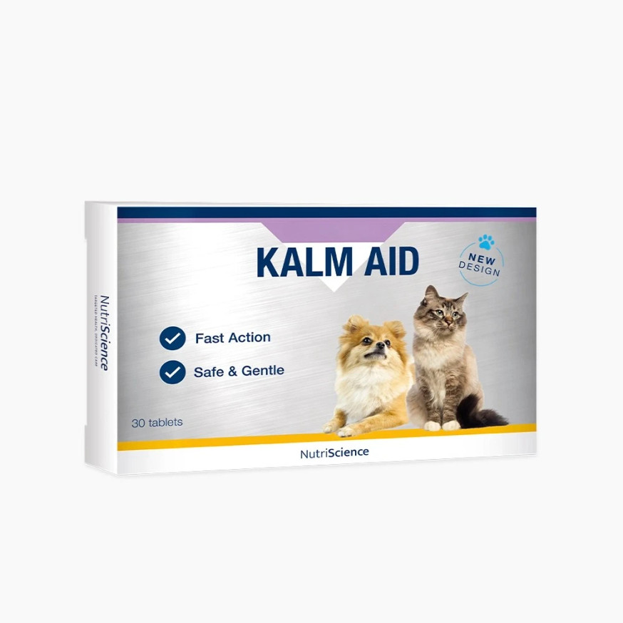 Kalm Aid Fodertillskott till Hund och Katt