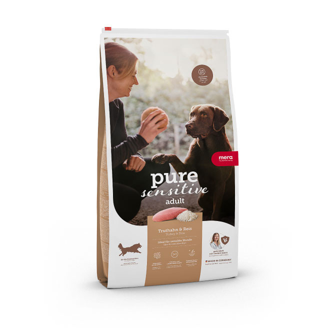 Pure Sensitive Adult Turkey & Rice Torrfoder till Hund - 12,5 kg
