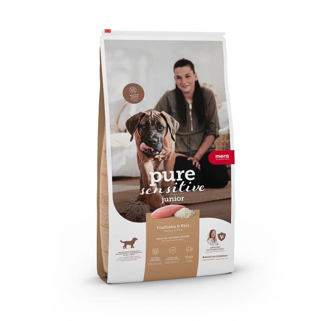 Pure Sensitive Junior Turkey & Rice Torrfoder till Hund