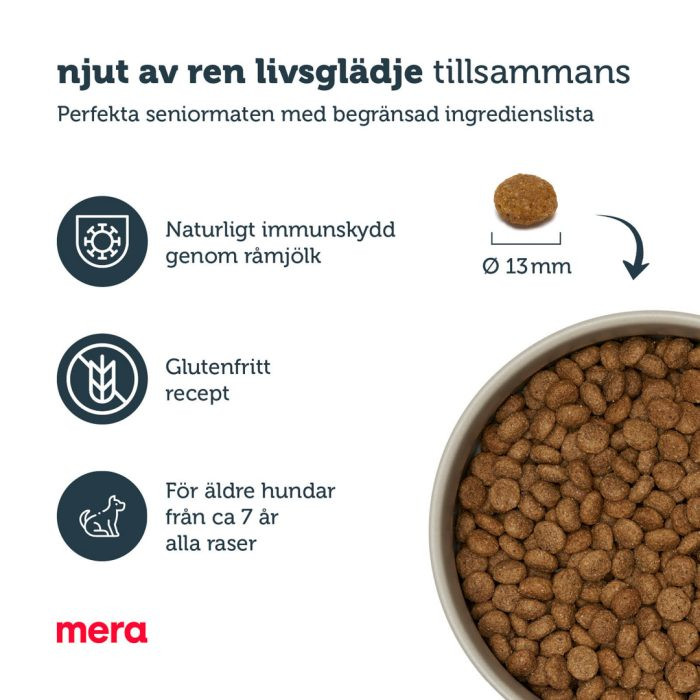 Pure Sensitive Senior Turkey & Rice Torrfoder till Hund