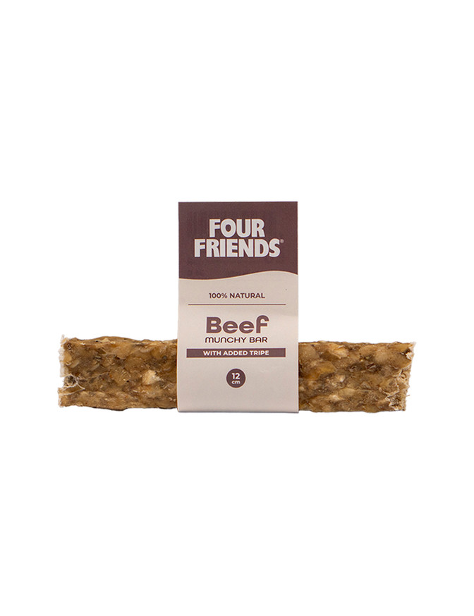 Natural Chews Beef Munchy Bar with Tripe till Hund - 12 cm