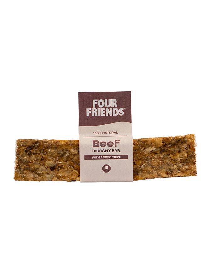 Natural Chews Beef Munchy Bar with Tripe till Hund - 15 cm