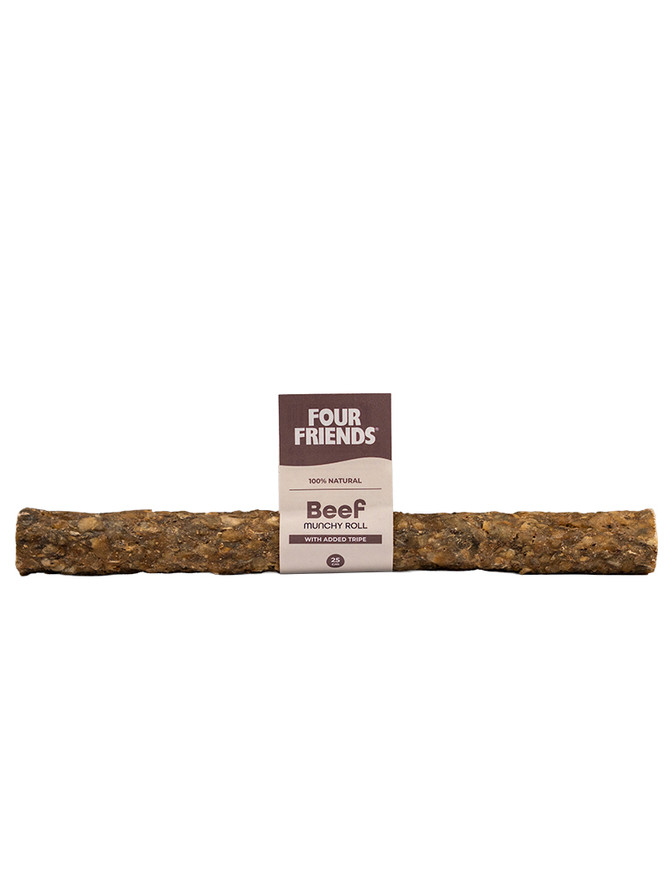 Natural Chews Beef Munchy Roll with Tripe till Hund - 25 cm