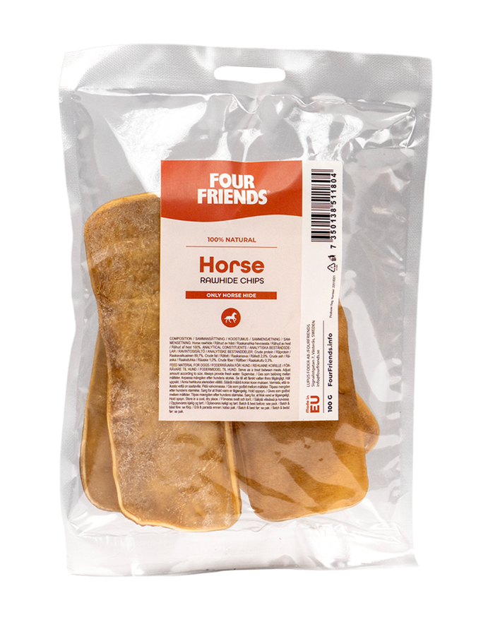 Horse Rawhide Chips till Hund