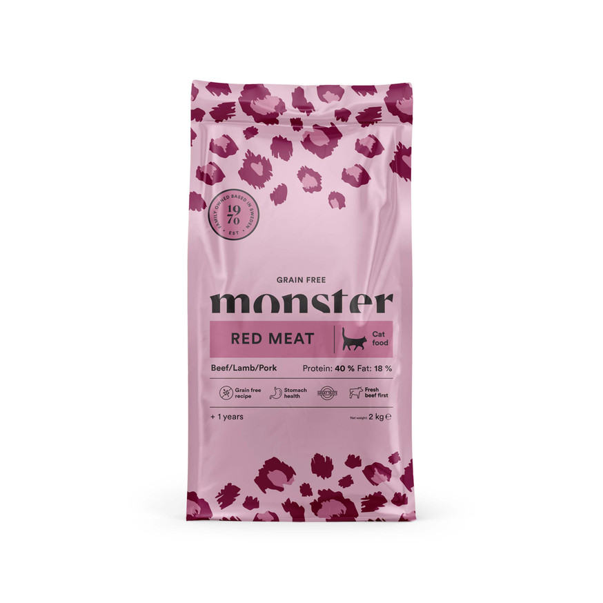 Grain Free Adult Red Meat Torrfoder till Katt - 2 kg