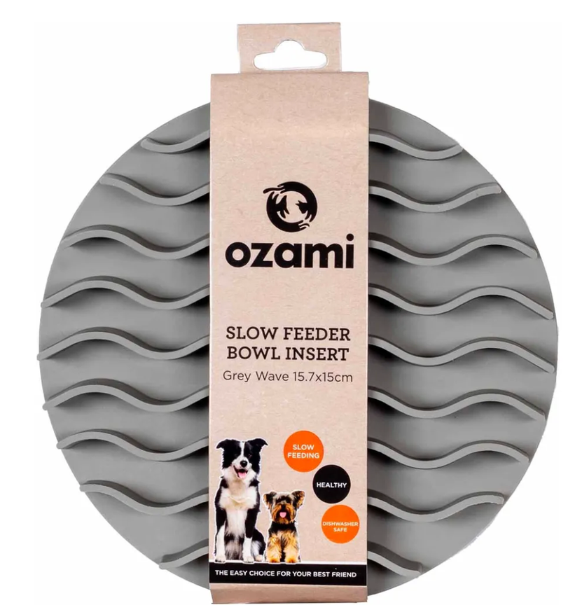 Slow Feeder Bowl Insert Grå till Hund
