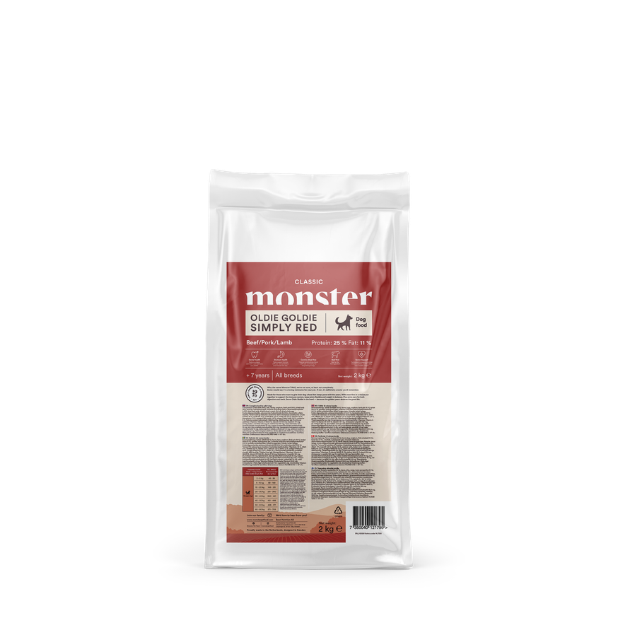 Dog Classic Simply Red Oldie Goldie Torrfoder till Hund - 2 kg