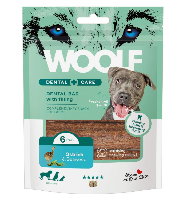 Dental Care Ostrich & Seaweed Bar Tuggben till Hund