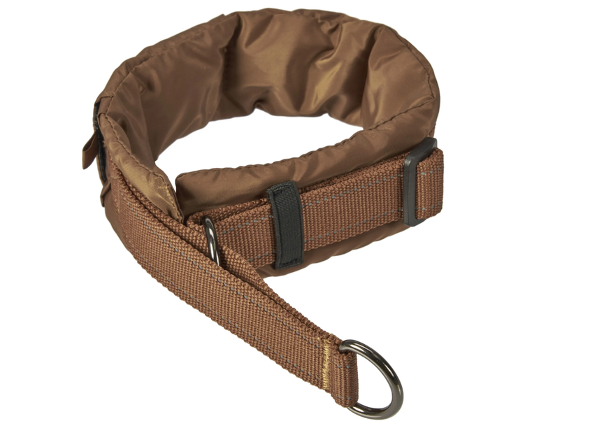 Hundhalsband Puff Slip Collar, Cognac