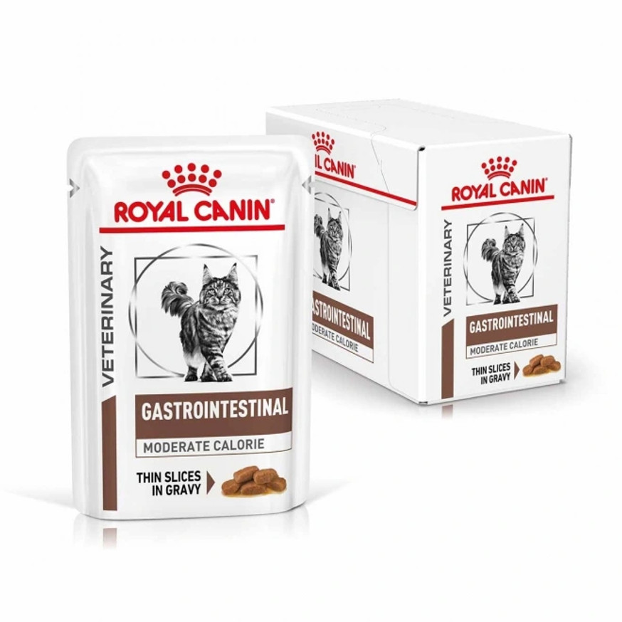 Veterinary Diets Gastro Intestinal Moderate Calorie Slices In Gravy för katt