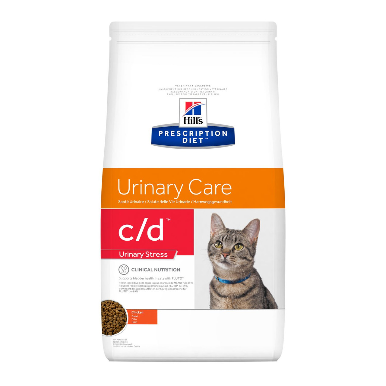 Prescription Diet c/d Urinary Stress kattfoder med kyckling – 8 kg