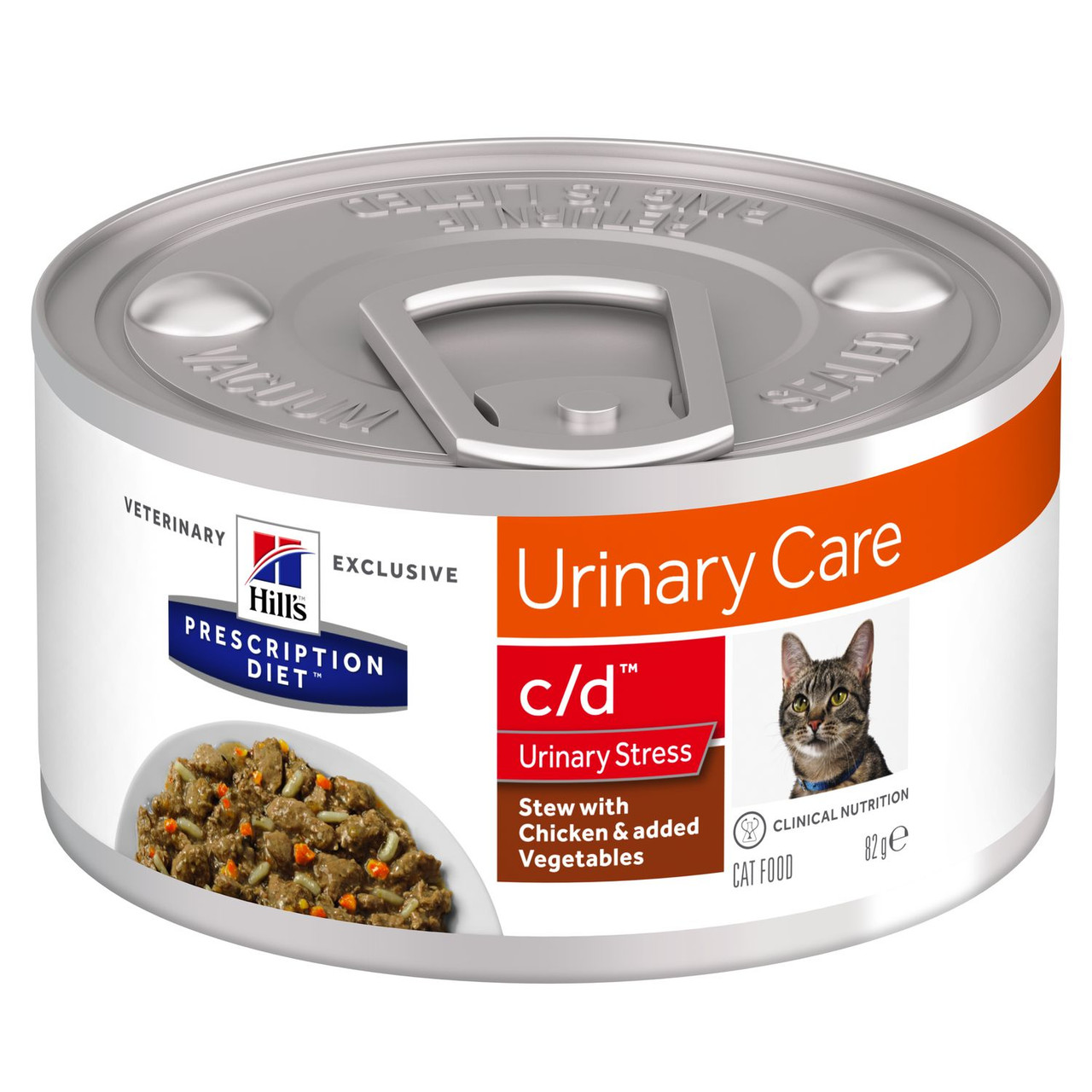 Prescription Diet c/d Multicare Stress Stew kattfoder med kyckling & grönsaker – 24 x 82 g