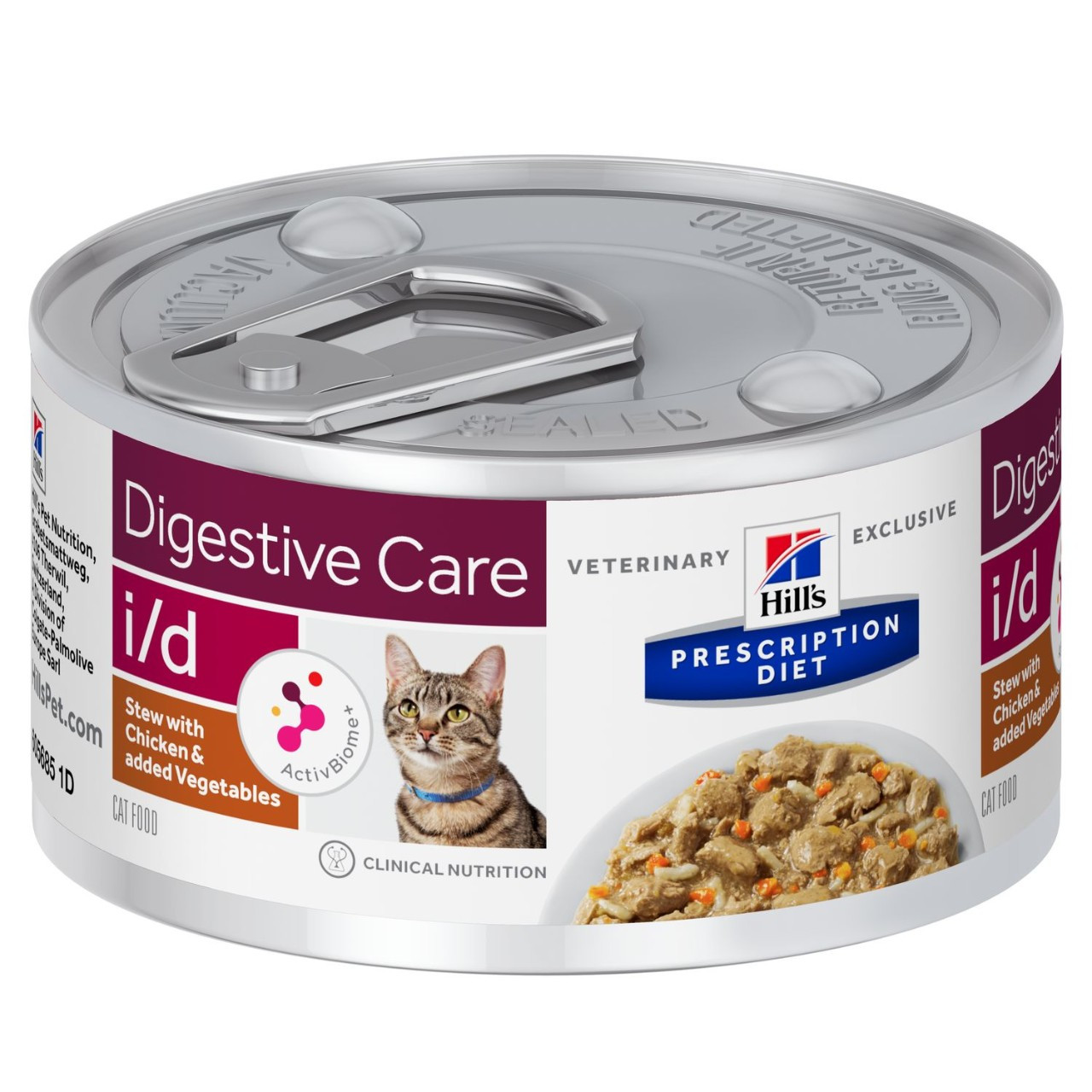 Prescription Diet i/d Stew kattfoder med kyckling & grönsaker – 24 x 82 g