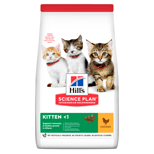 Hill’s Kitten torrfoder med kyckling – 1,5 kg