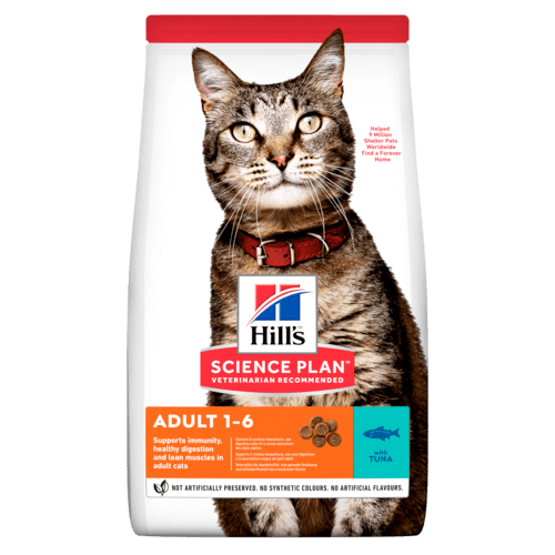 Adult torrfoder med tonfisk för katt – 1,5 kg