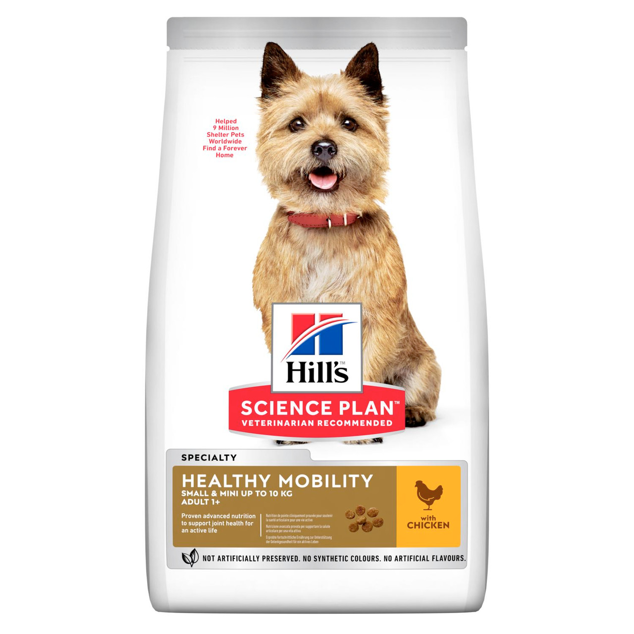 Adult Healthy Mobility Small & Mini torrfoder med kyckling Hundfoder – 6 kg