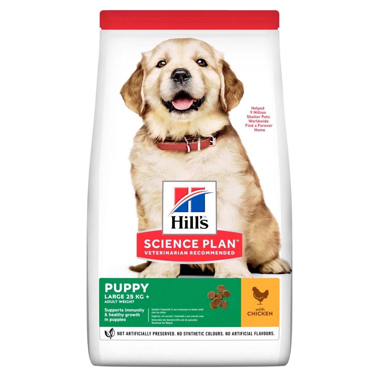 Hill’s Puppy Large Breed torrfoder med kyckling - 14,5 kg
