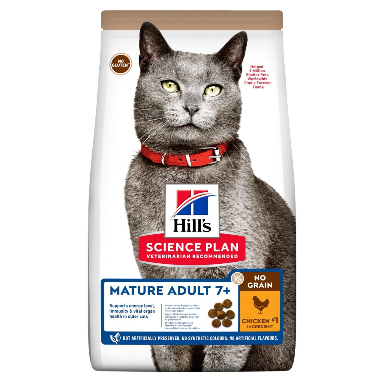 Mature Adult Cat Food No Grain torrfoder med kyckling – 15 kg