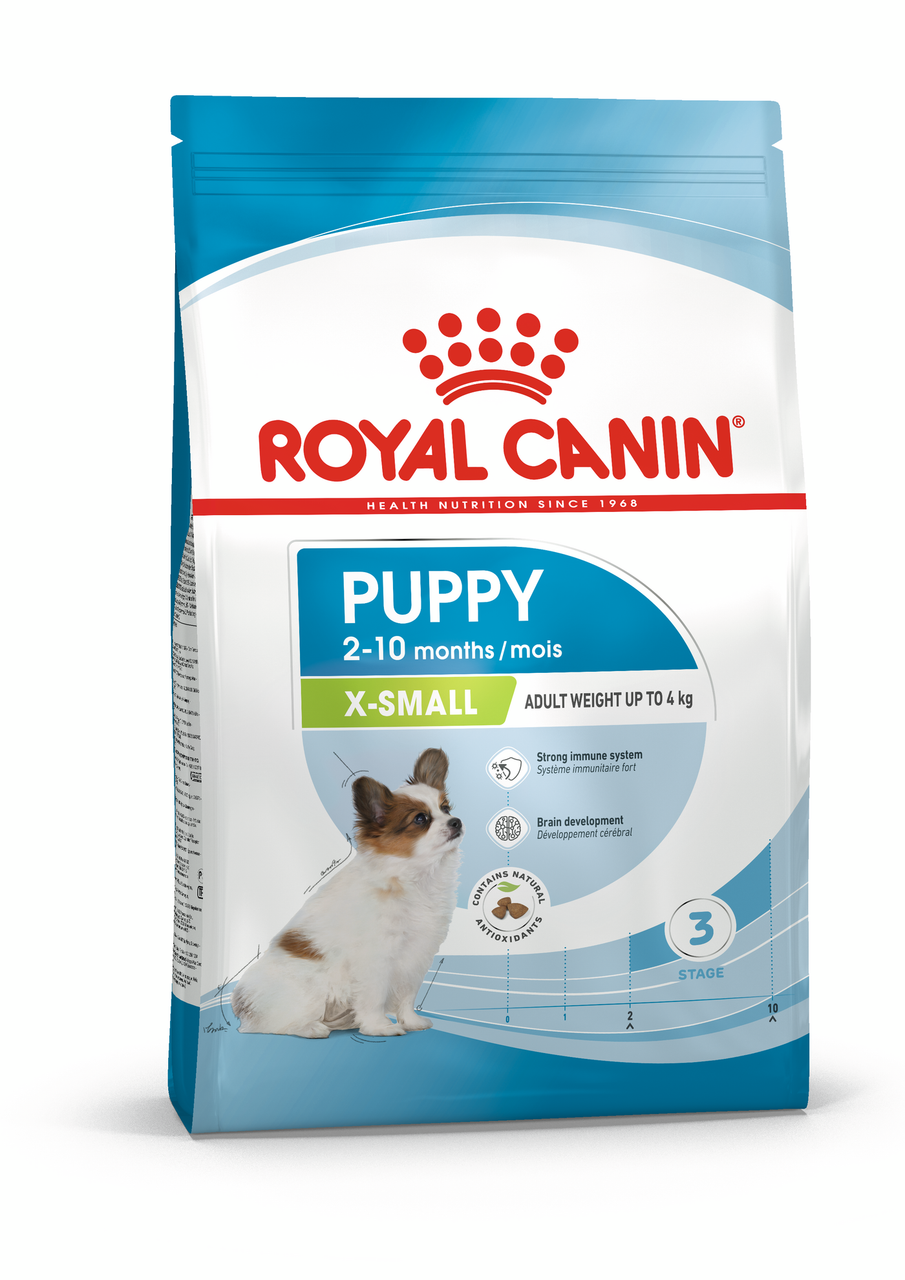 X-Small Puppy Torrfoder för hundvalp - 3 kg | Djurtyp - Hund - Hundmat - Torrfoder | DogStyle