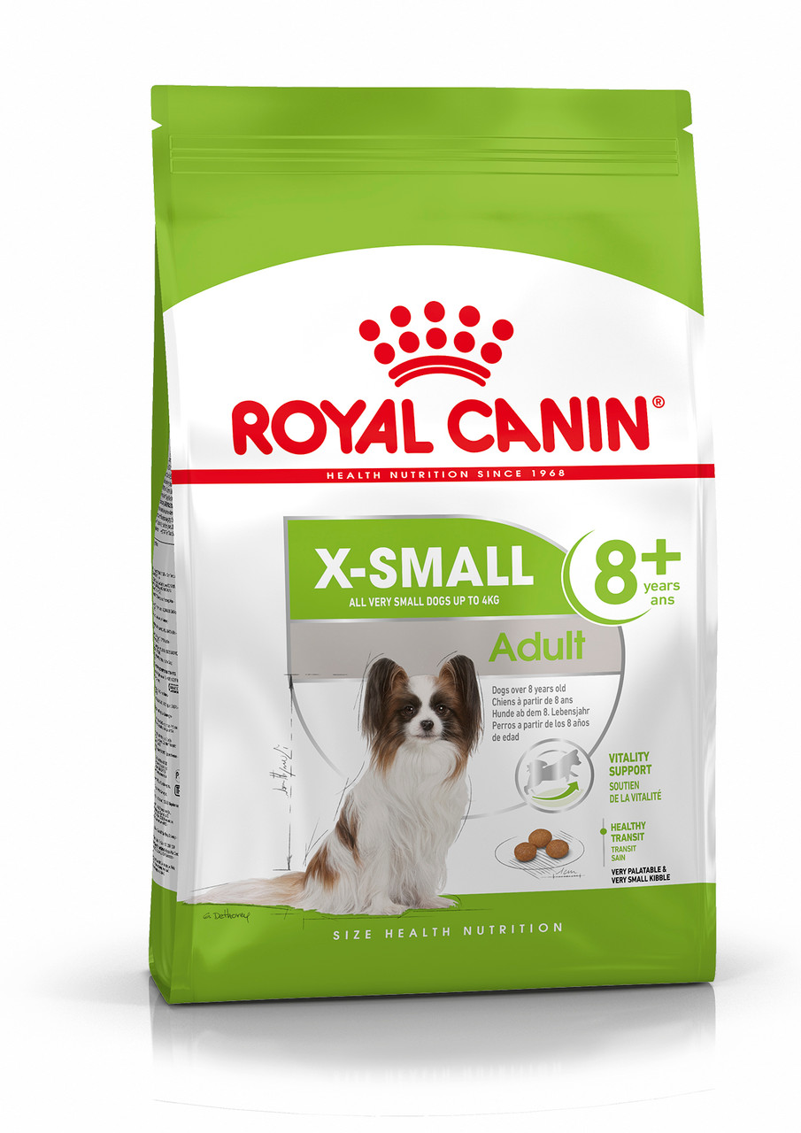 X-Small 8+ Adult Torrfoder för hund - 3 kg | Djurtyp - Hund - Hundmat - Torrfoder | DogStyle