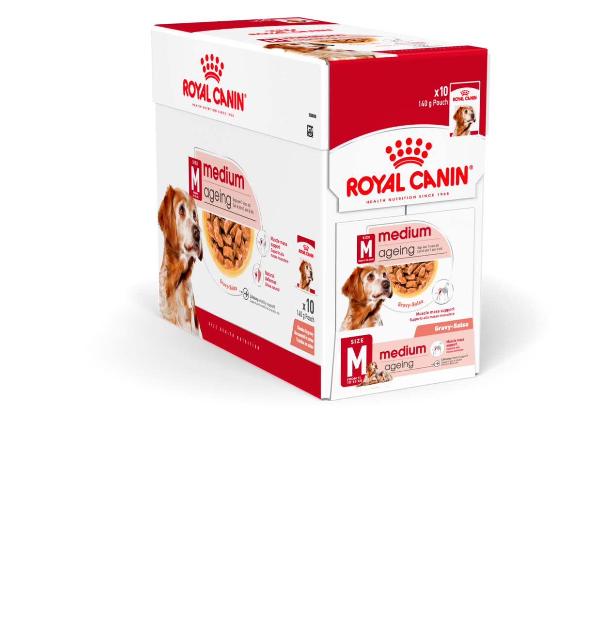 Medium Ageing 12+ V&aring;tfoder f&ouml;r hund - 10 x 140 g