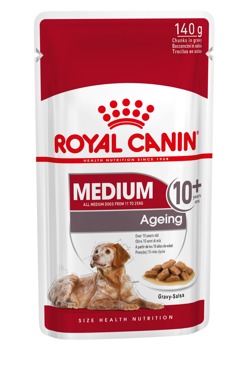 Medium Ageing 12+ Våtfoder för hund – 10 x 140 g