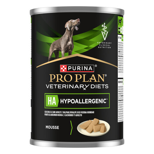 Veterinary Diets HA Hypoallergenic Mousse Dog - 12 x 400 g | Djurtyp - Hund - Hundmat - Veterinärfoder | DogStyle
