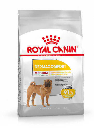 Dermacomfort Adult Medium Torrfoder för hund - 3 kg