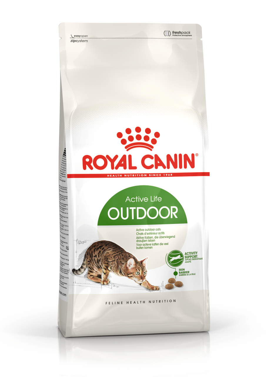Outdoor Adult Torrfoder för Katt - 2 kg